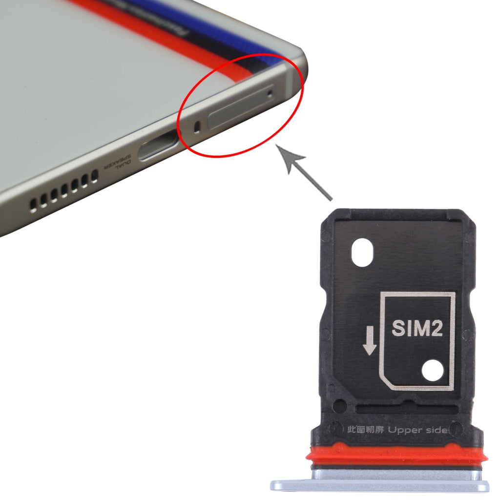 For Vivo iQOO 7 V2049A, I2009 SIM Card Tray + SIM Card Tray (Blue)