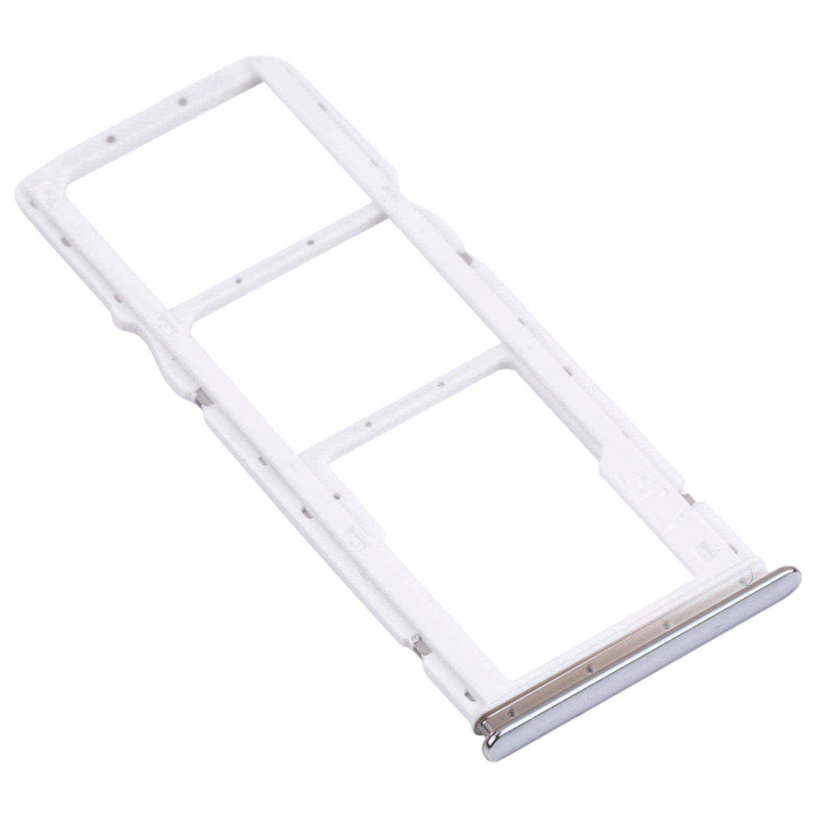 SIM Card Tray + SIM Card Tray + Micro SD Card Tray for Xiaomi Redmi Note 10 4G / Redmi Note 10S M2101K7AI, M2101K7AG, M2101K7BG, M2101K7BI, M2101K7BNY, M2101K7BL (White)