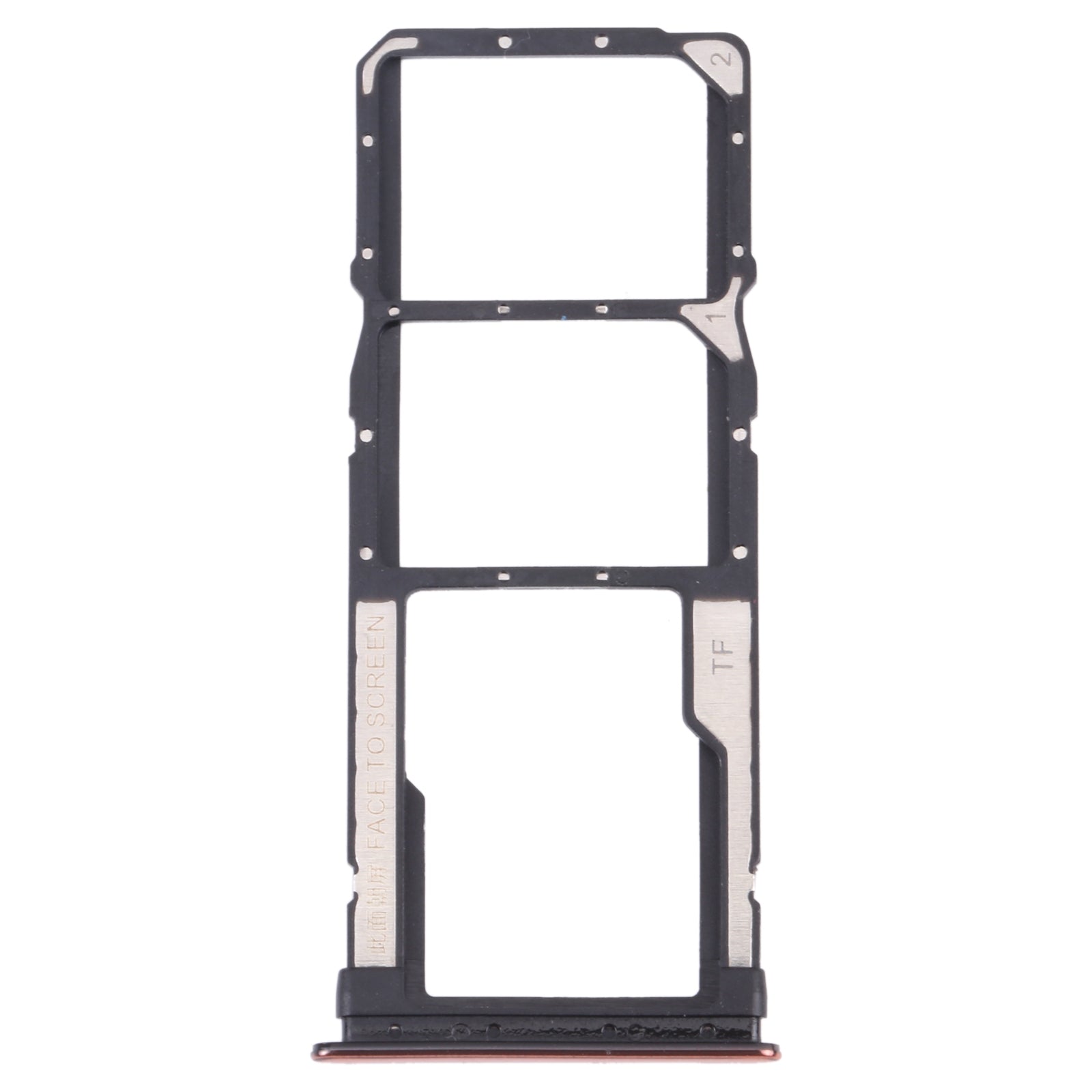 SIM Card Tray + SIM Card Tray + Micro SD Card Tray for Xiaomi Redmi Note 10 Pro 4G / Redmi Note 10 Pro Max / Redmi Note 10 Pro (India) M2101K6G, M2101K6R, M2101K6I, M2101K6P (Gold)