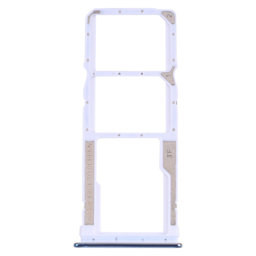 SIM Card Tray + SIM Card Tray + Micro SD Card Tray for Xiaomi Redmi Note 10 Pro 4G / Redmi Note 10 Pro Max / Redmi Note 10 Pro (India) M2101K6G, M2101K6R, M2101K6I, M2101K6P (Blue)