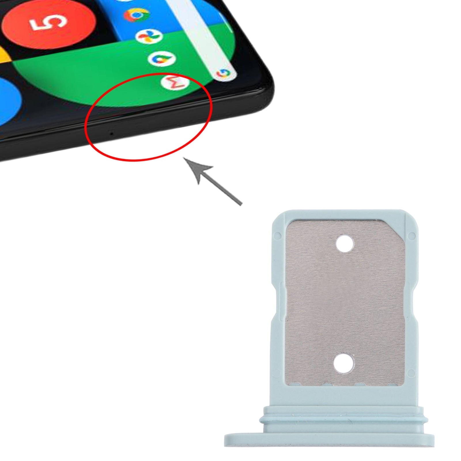 SIM Card Tray for Google Pixel 5 (Green)