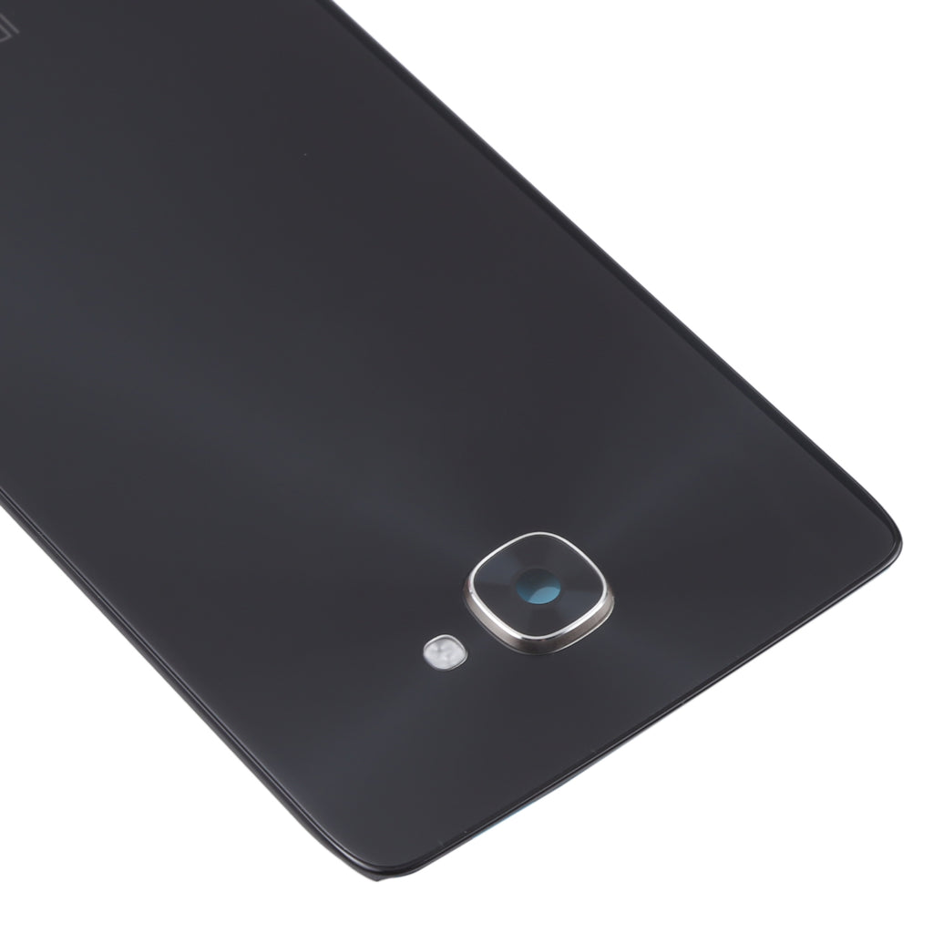 For Alcatel One Touch Idol 4s OT6070 6070K 6070Y 6070 Glass Battery Back Cover  (Black)