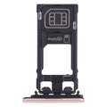 SIM Card Tray + Micro SD Card Tray for Sony Xperia X Performance (Pink)