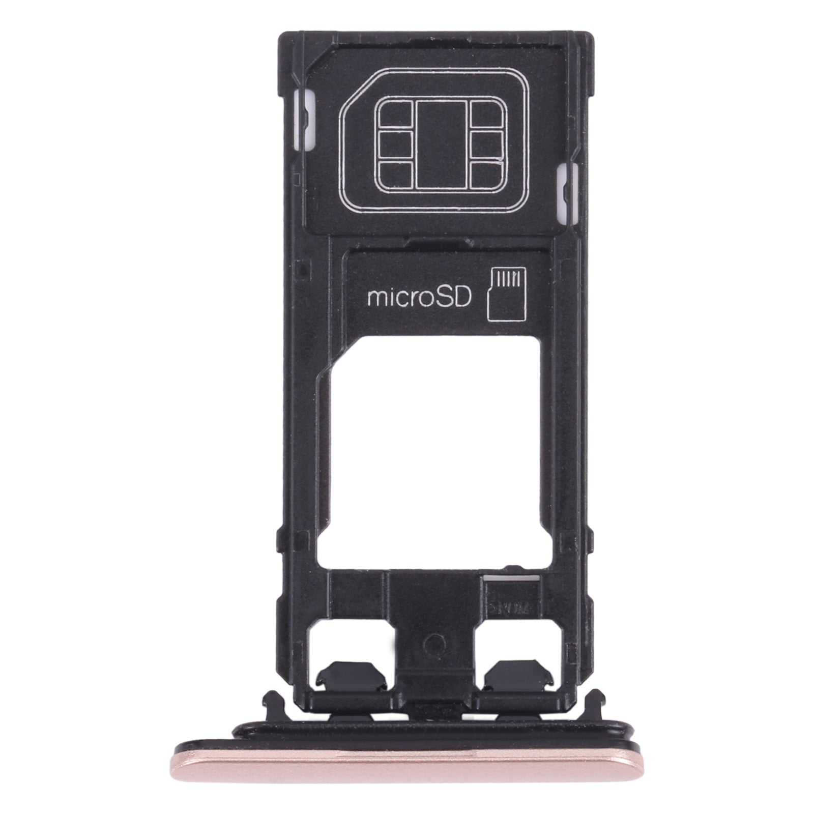 SIM Card Tray + Micro SD Card Tray for Sony Xperia X Performance (Pink)