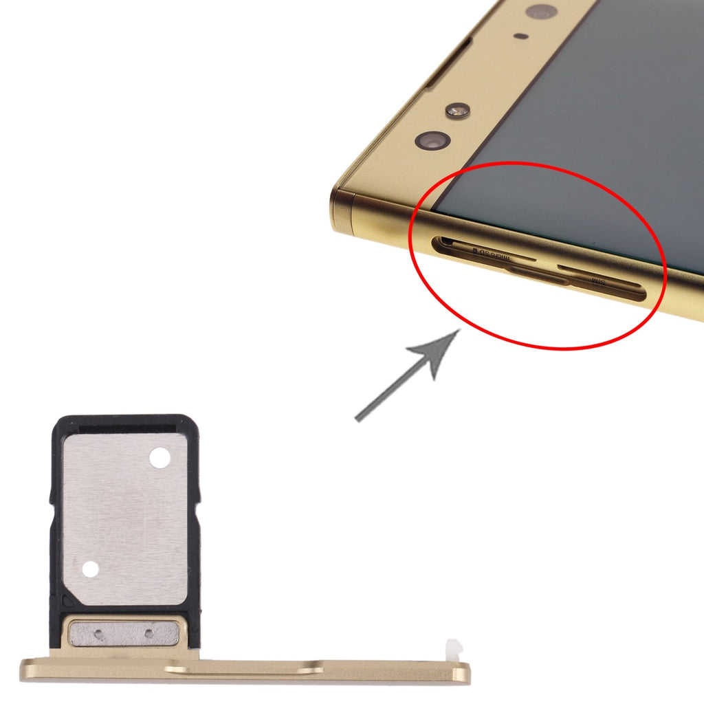 SIM Card Tray for Sony Xperia XA2 Ultra (Gold)