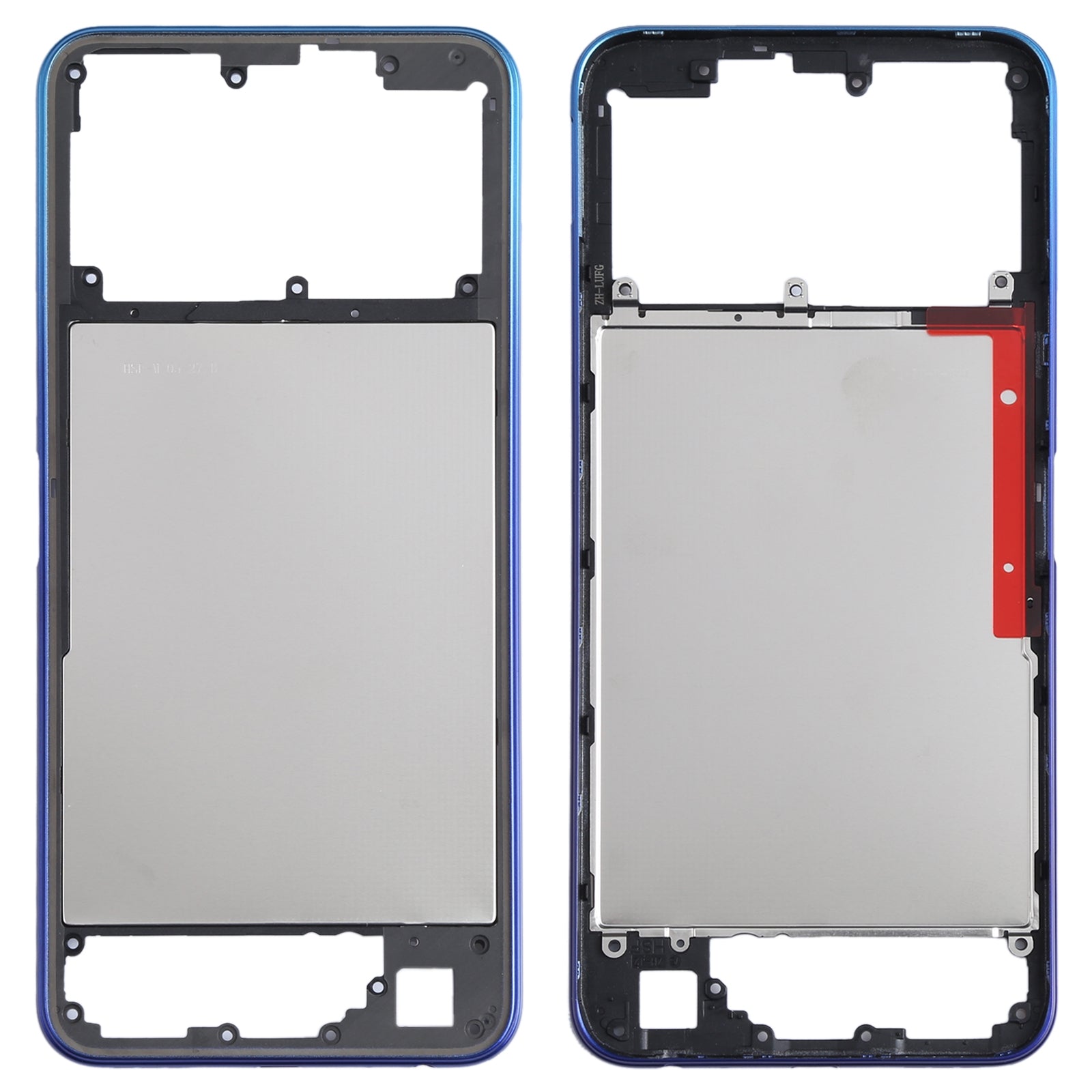 Original Middle Frame Bezel Plate For vivo Y20A / Y20 2021 / Y30 Standard V2052, V2054, V2070, V2101, V2043, V2048(Blue)