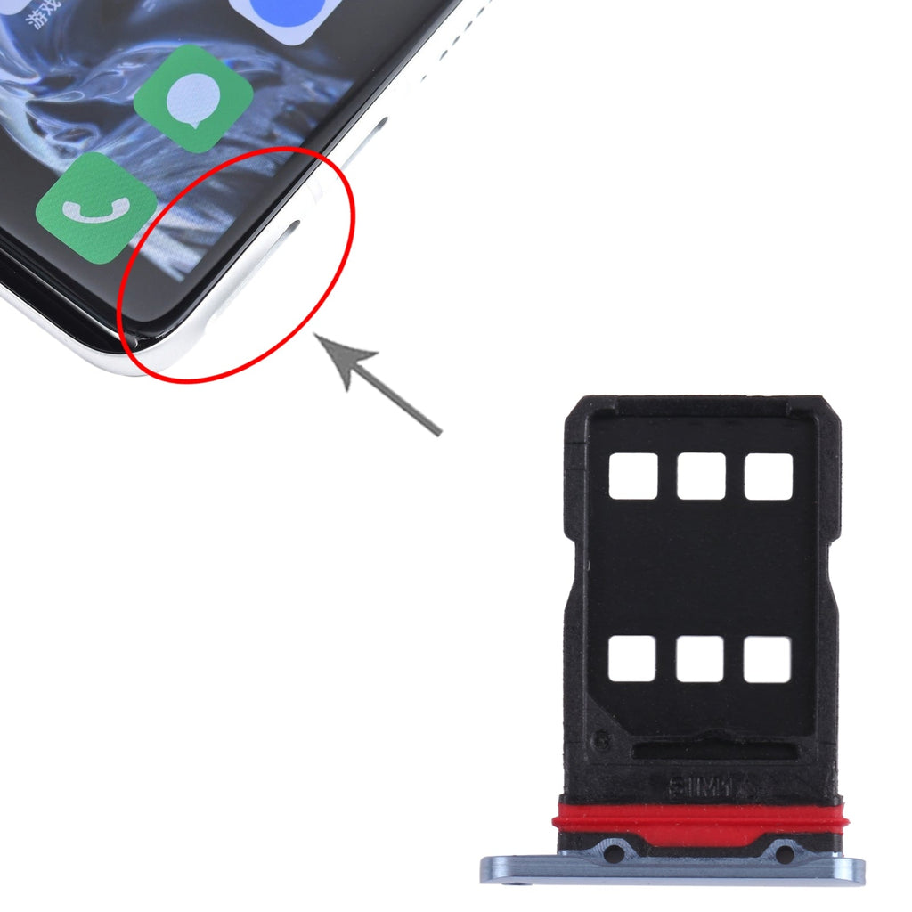 For Meizu 18 Pro SIM Card Tray + SIM Card Tray (Blue)