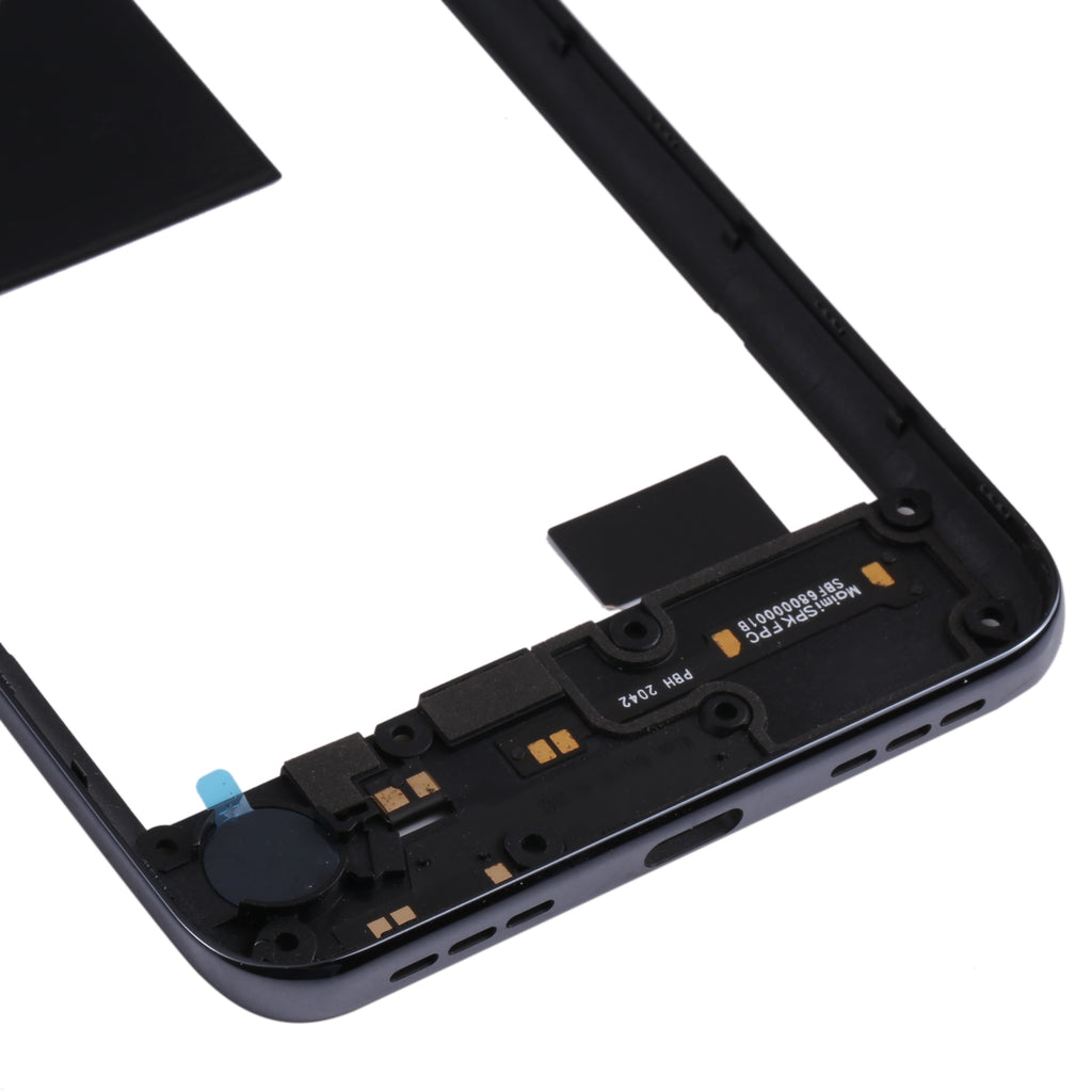 Original Middle Frame Bezel Plate for TCL 20L / 20 Lite T774H, T774B (Black)