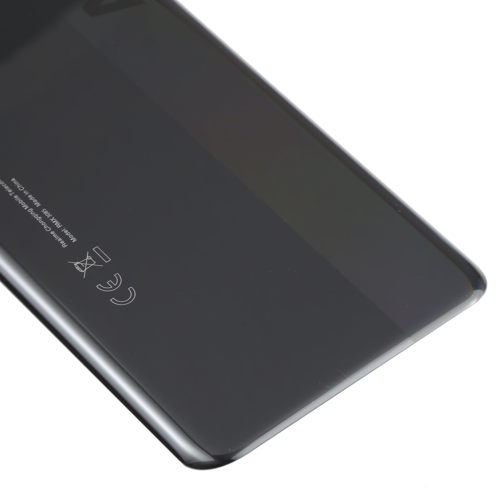 For OPPO Realme 8 4G RMX3085 Battery Back Cover (Black)