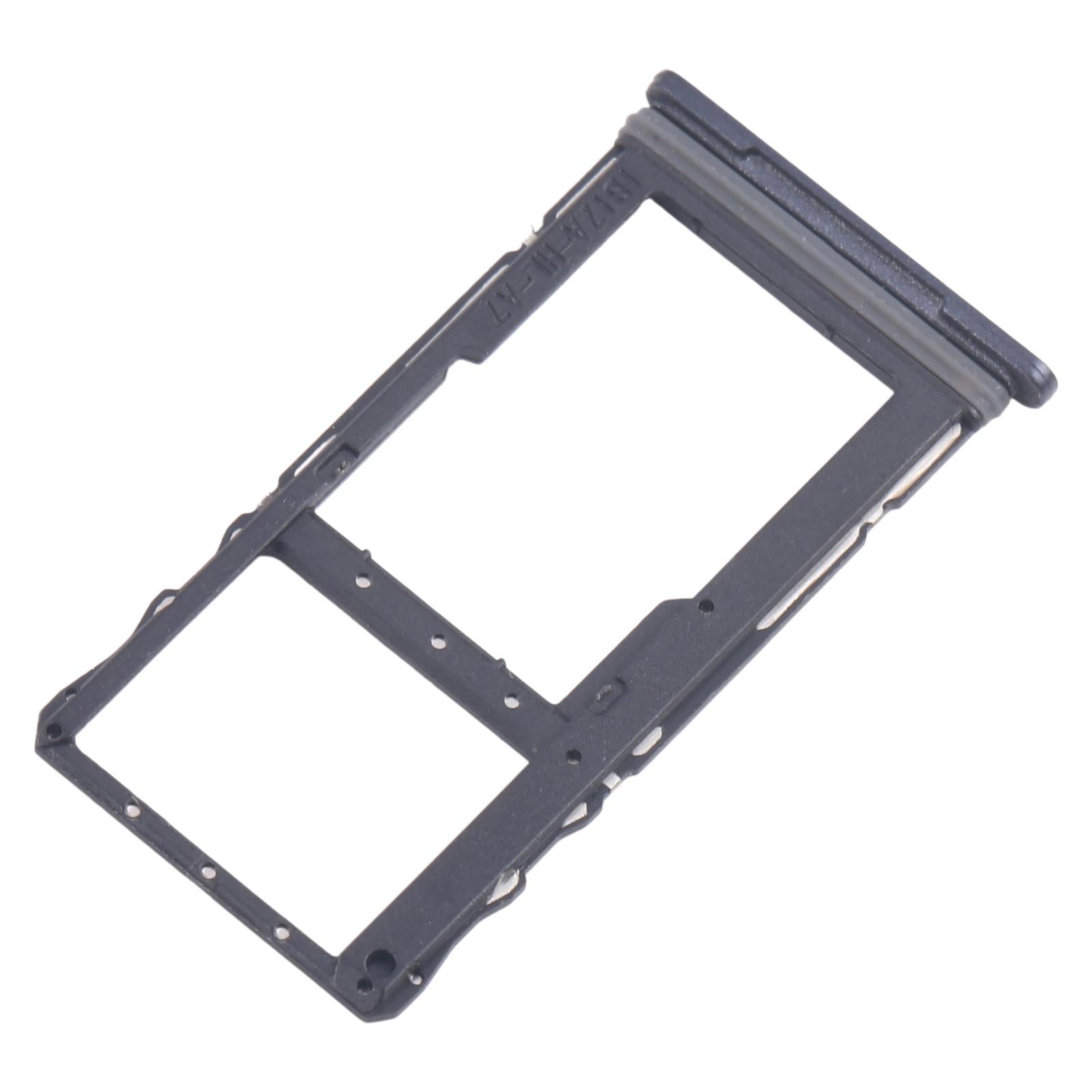 For Motorola Moto G50 SIM Card Tray + Micro SD Card Tray (Black)