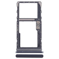 For Motorola Moto G50 SIM Card Tray + Micro SD Card Tray (Black)