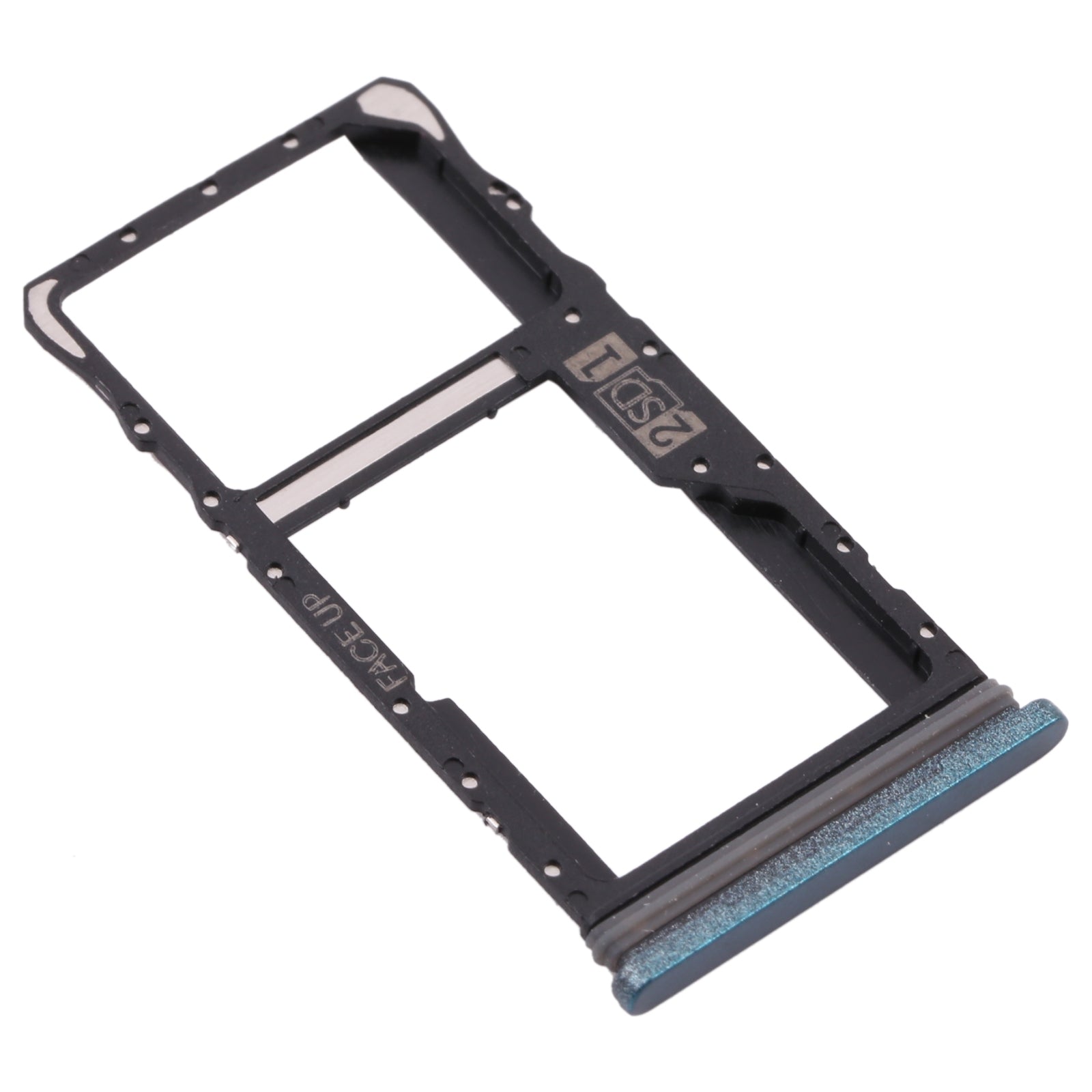 For Motorola Moto G50 SIM Card Tray + Micro SD Card Tray (Green)