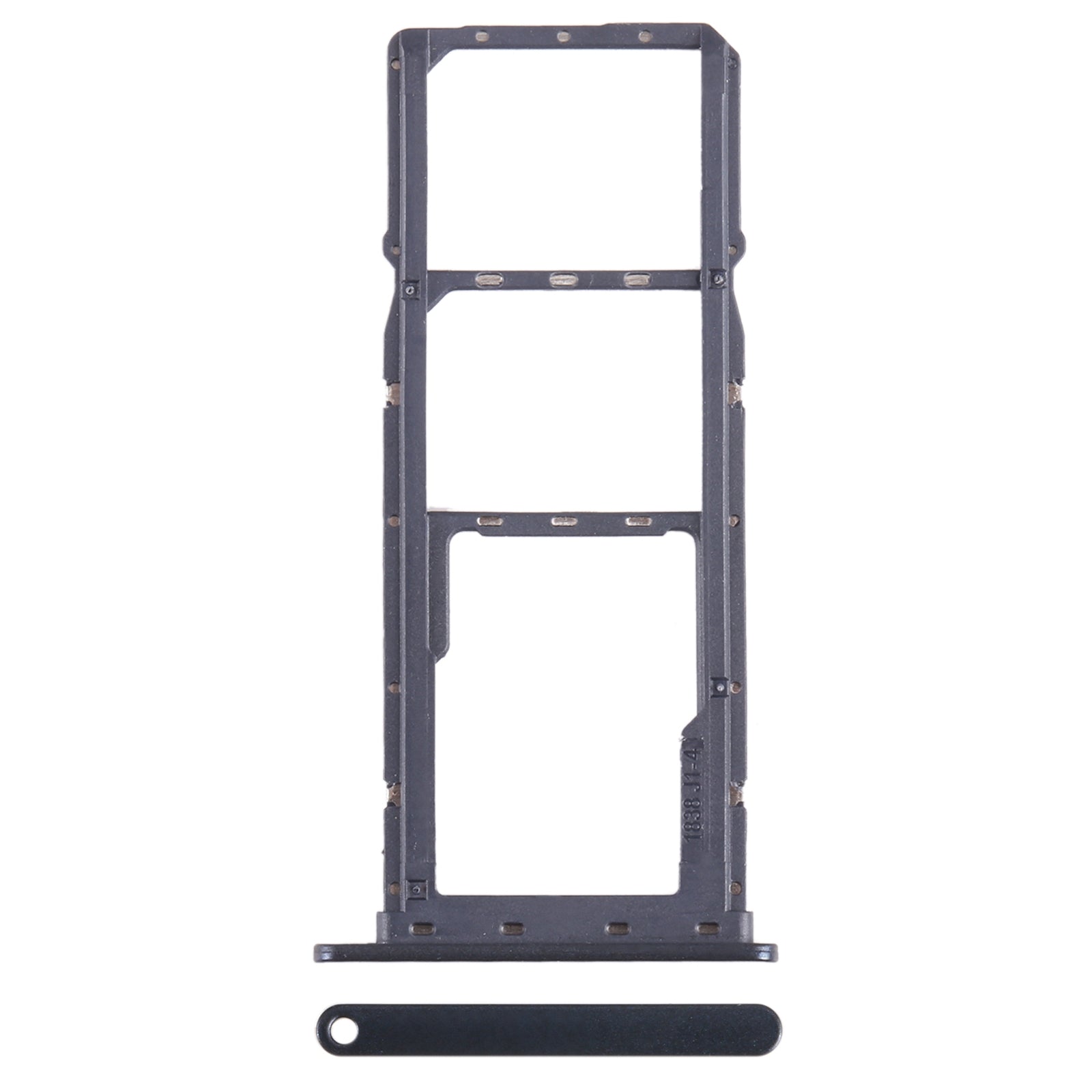 SIM Card Tray + SIM Card Tray + Micro SD Card Tray for Nokia 5.4 TA-1333 TA-1340 TA-1337 TA-1328 TA-1325 (Blue)