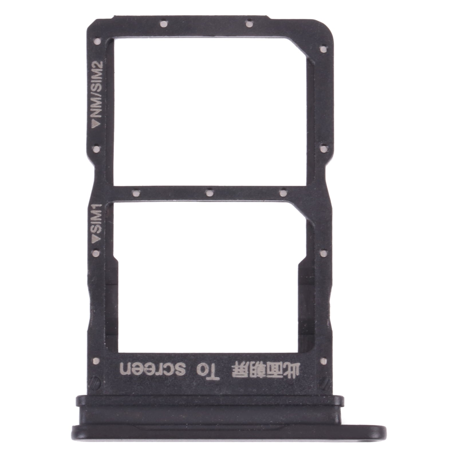 SIM Card Tray + SIM Card Tray for Honor 50 SE (Black)