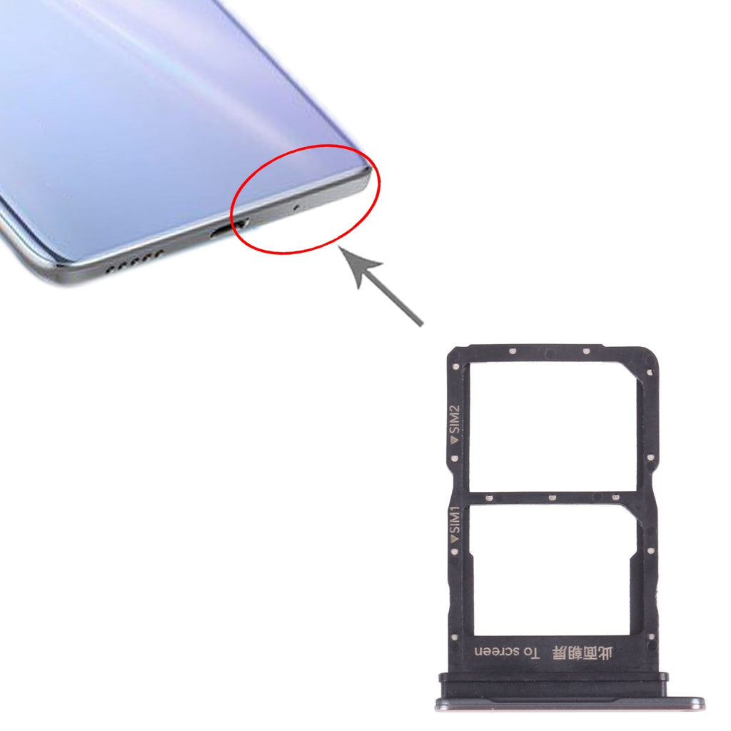 SIM Card Tray + SIM Card Tray for Honor 50 SE (Silver)