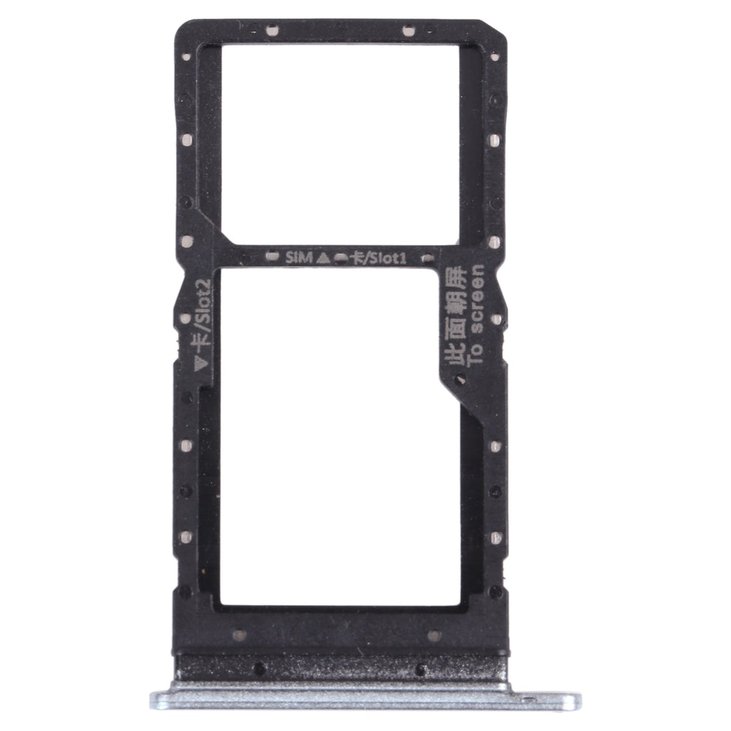 SIM Card Tray + SIM Card Tray / Micro SD Card Tray for Honor play 5T (Green)