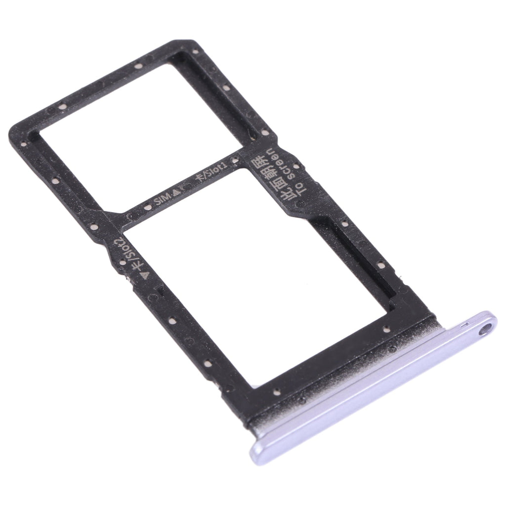 SIM Card Tray + SIM Card Tray / Micro SD Card Tray for Honor play 5T (Purple)