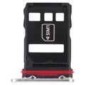 SIM Card Tray + NM Card Tray for Huawei Mate 40 Pro+ (Silver)