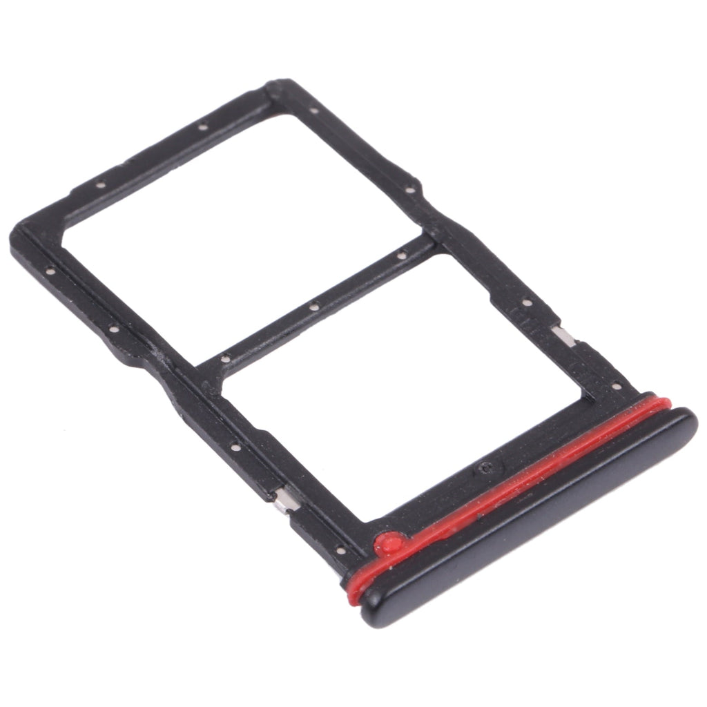 SIM Card Tray + NM Card Tray for Huawei nova 7 SE 5G Youth (Black)