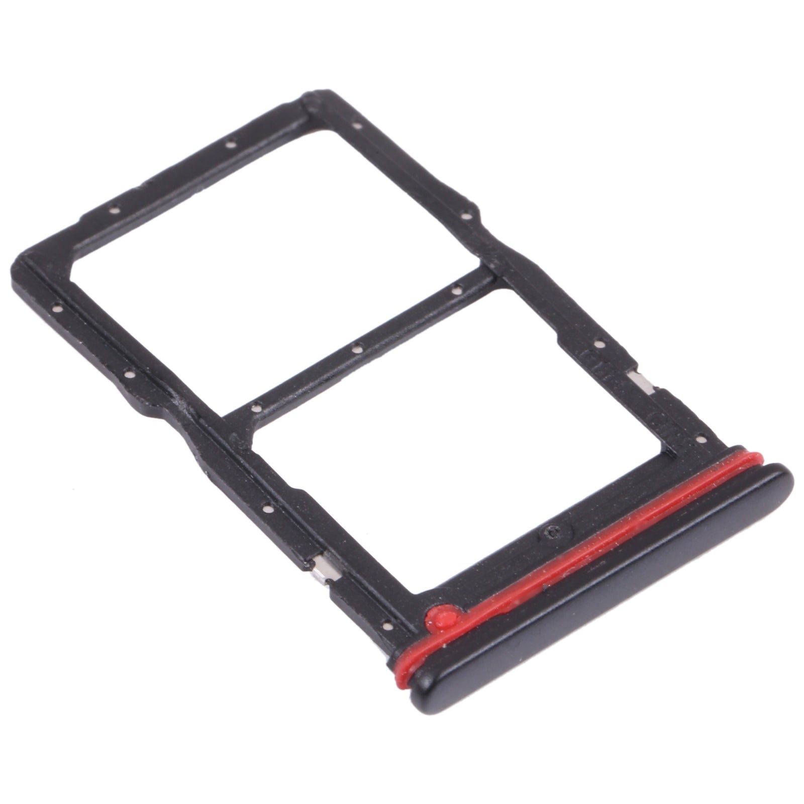 SIM Card Tray + NM Card Tray for Huawei nova 7 SE 5G Youth (Black)