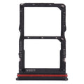 SIM Card Tray + NM Card Tray for Huawei nova 7 SE 5G Youth (Black)