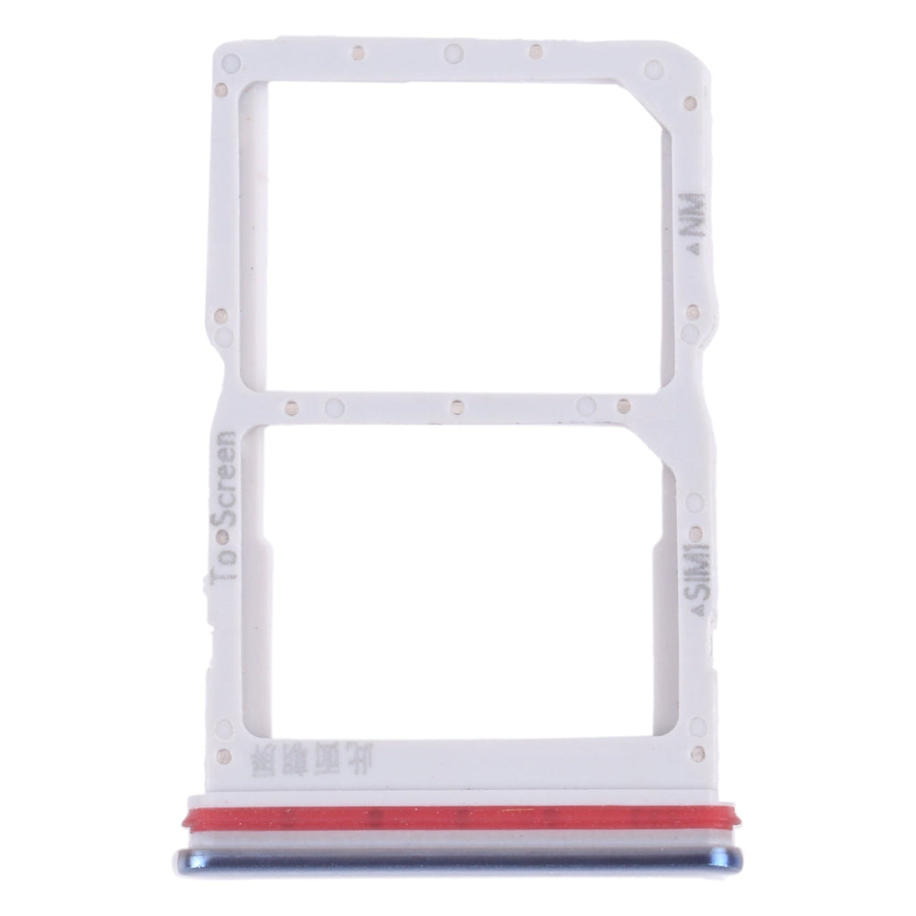 SIM Card Tray + NM Card Tray for Huawei nova 7 SE 5G Youth (Blue)