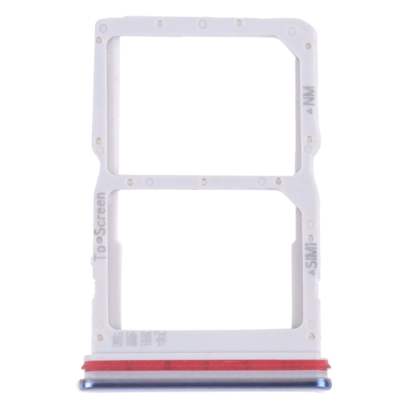 SIM Card Tray + NM Card Tray for Huawei nova 7 SE 5G Youth (Blue)