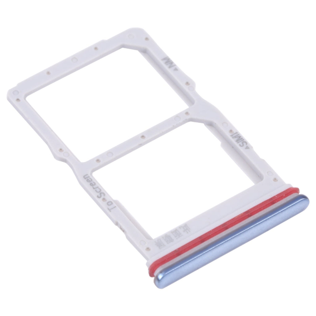 SIM Card Tray + NM Card Tray for Huawei nova 7 SE 5G Youth (Blue)