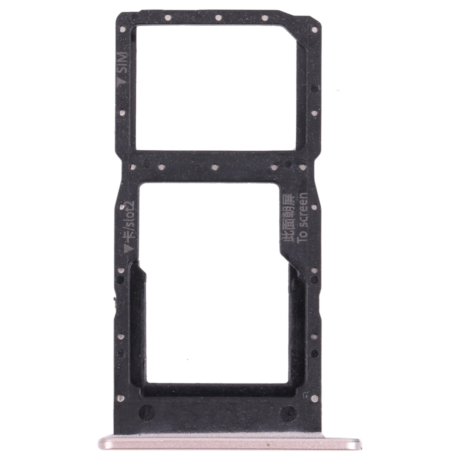 SIM Card Tray + SIM Card Tray / Micro SD Card Tray for Huawei Enjoy 20 5G (Gold)