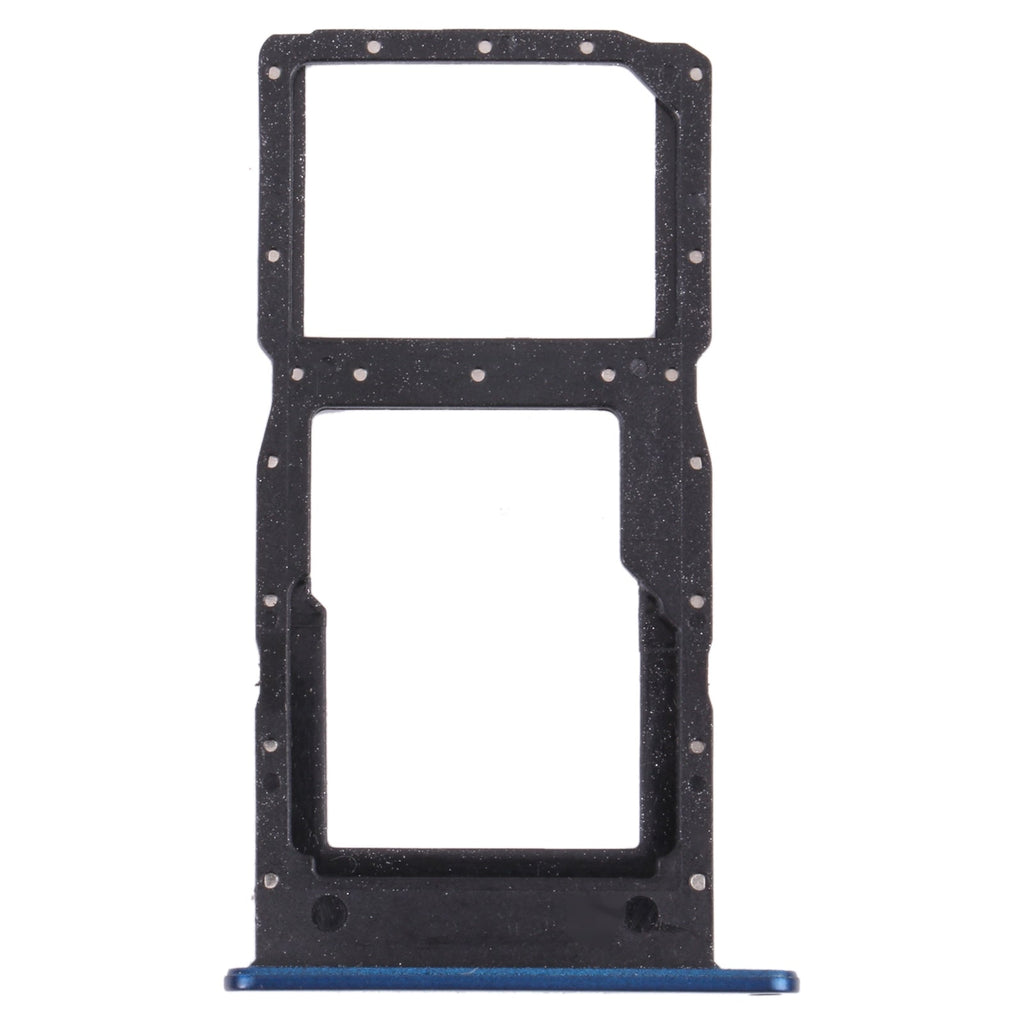 SIM Card Tray + SIM Card Tray / Micro SD Card Tray for Huawei Enjoy 20 5G (Blue)