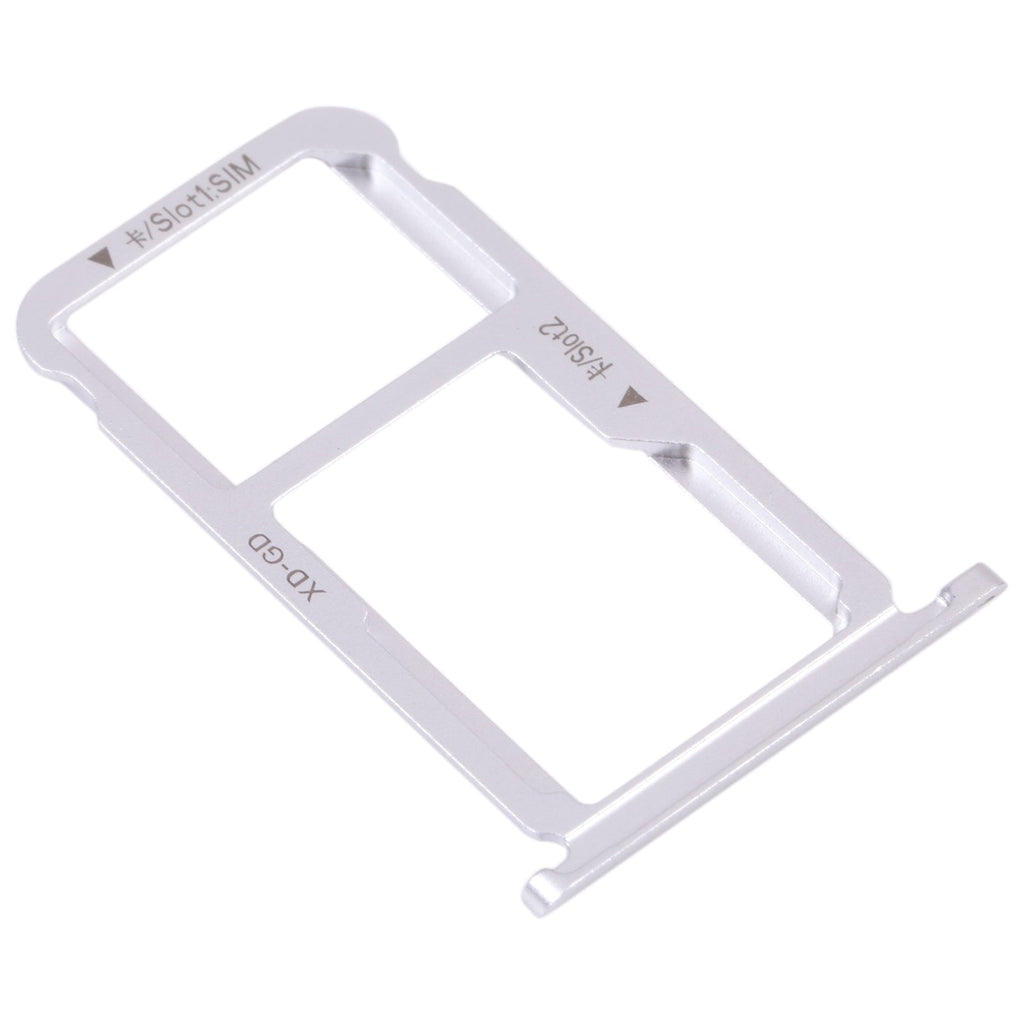 SIM Card Tray + SIM Card Tray / Micro SD Card Tray for Honor 9X Lite (Silver)