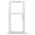 SIM Card Tray + SIM Card Tray / Micro SD Card Tray for Honor 9X Lite (Silver)