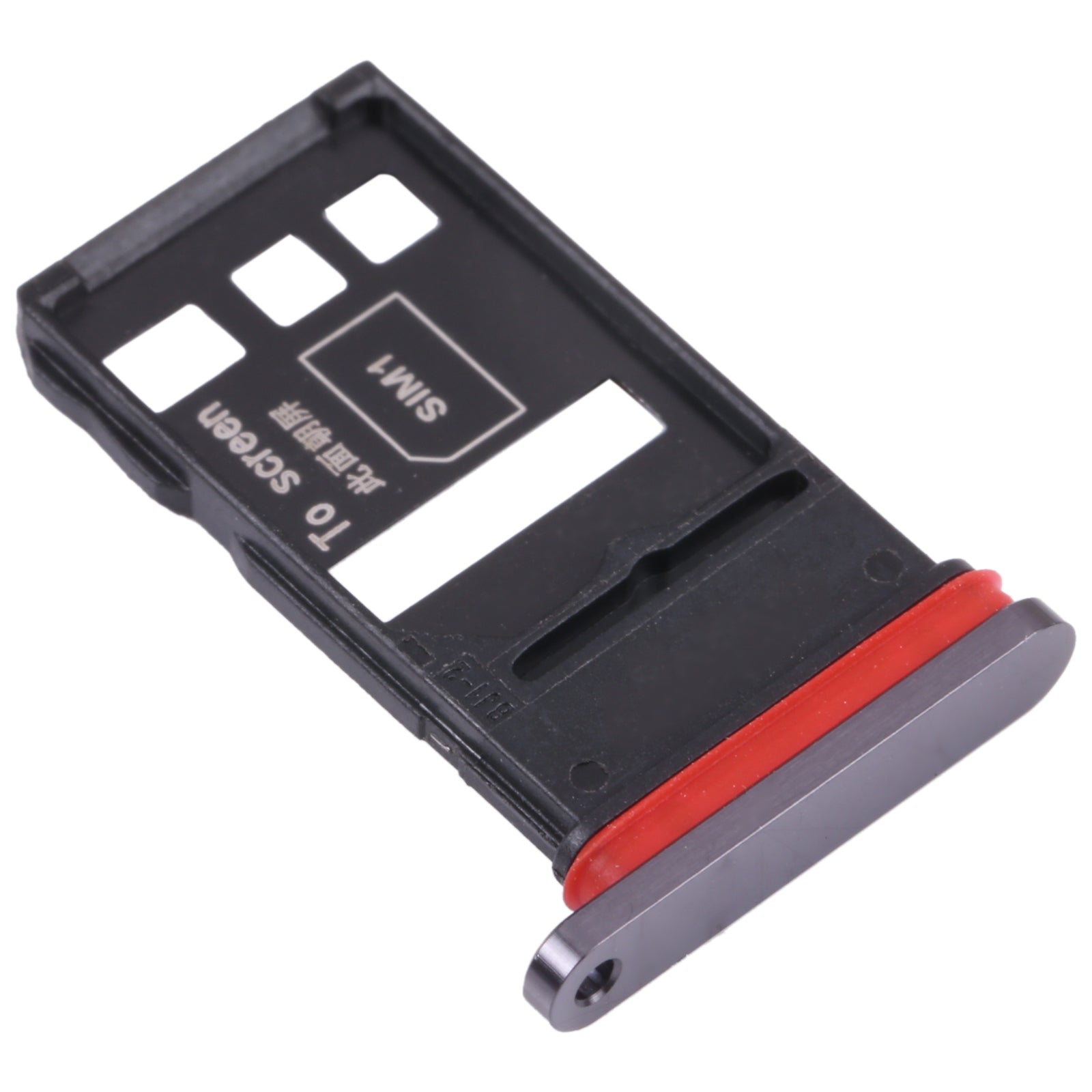 SIM Card Tray + SIM Card Tray for Honor 30 Pro+(Black)