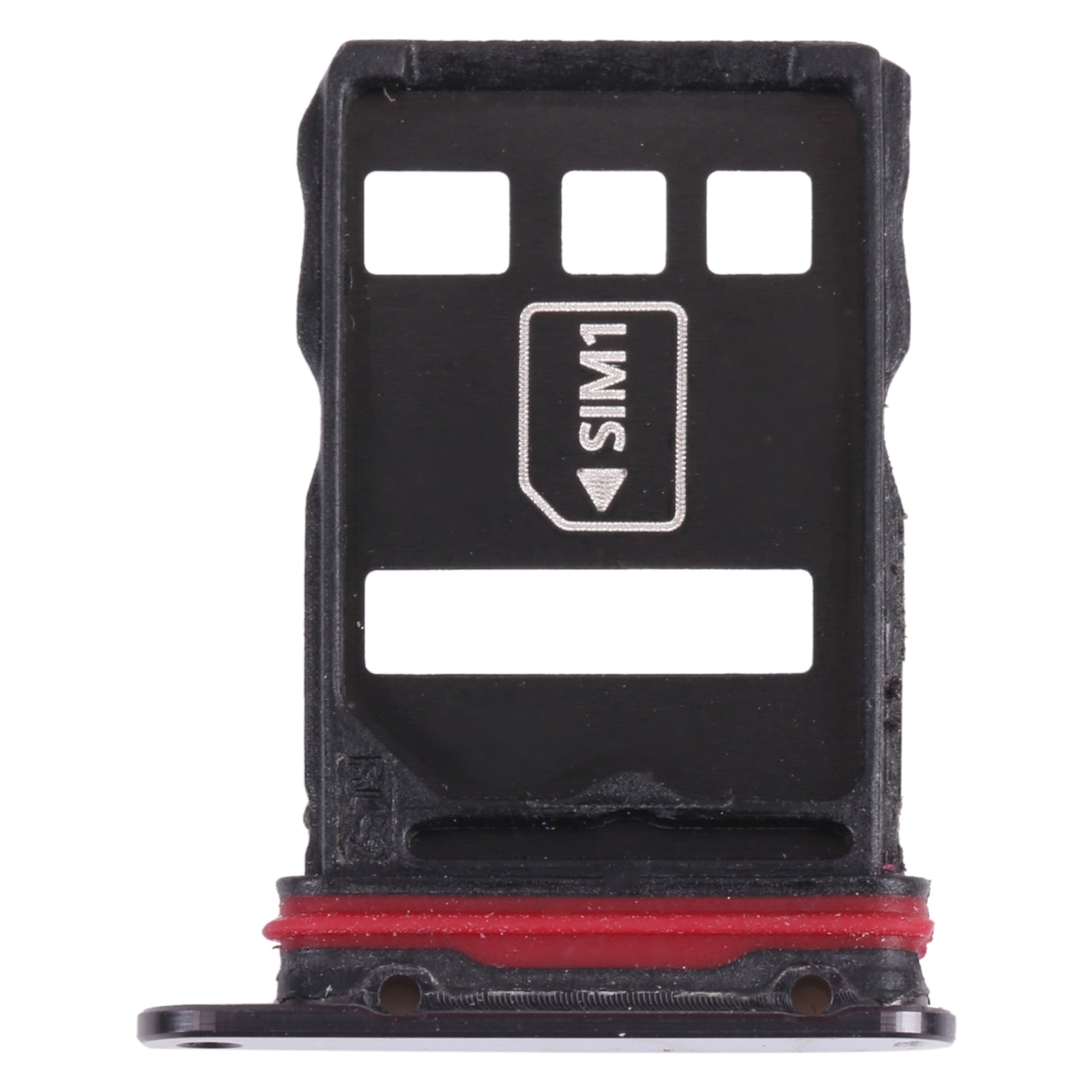 SIM Card Tray + NM Card Tray for Huawei Mate 30E Pro 5G (Black)