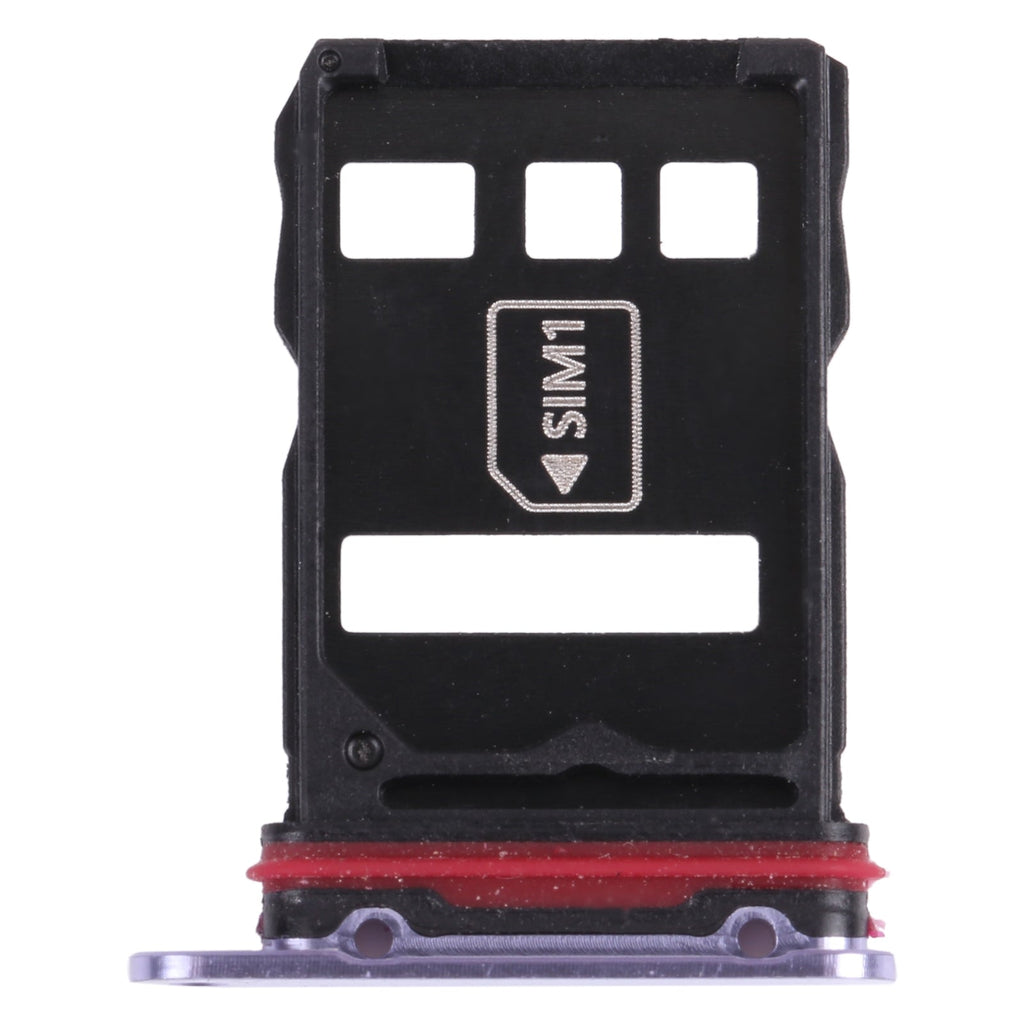 SIM Card Tray + NM Card Tray for Huawei Mate 30E Pro 5G (Purple)