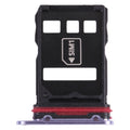 SIM Card Tray + NM Card Tray for Huawei Mate 30E Pro 5G (Purple)