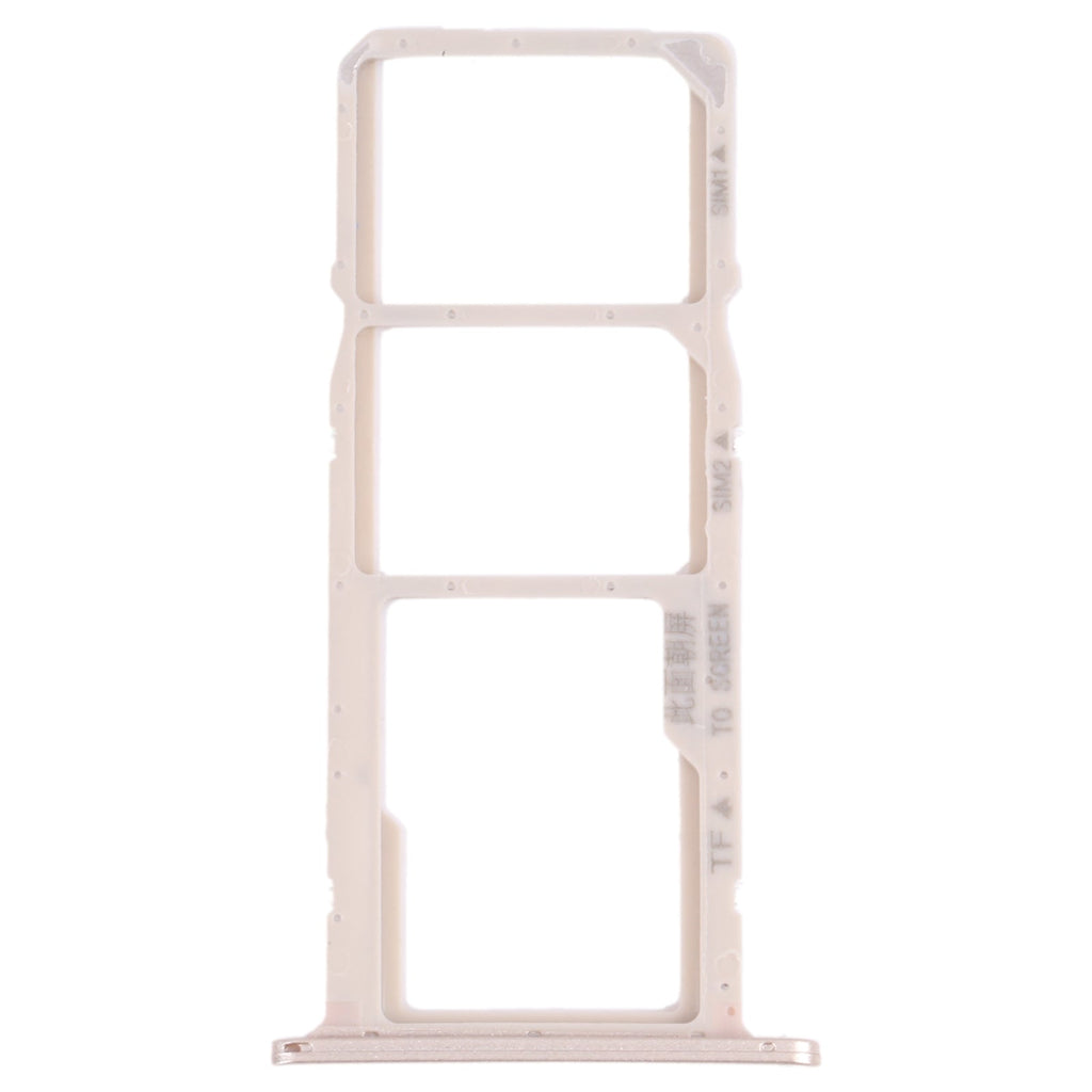 SIM Card Tray + SIM Card Tray + Micro SD Card Tray for Huawei Y5 lite (2018) (Silver)