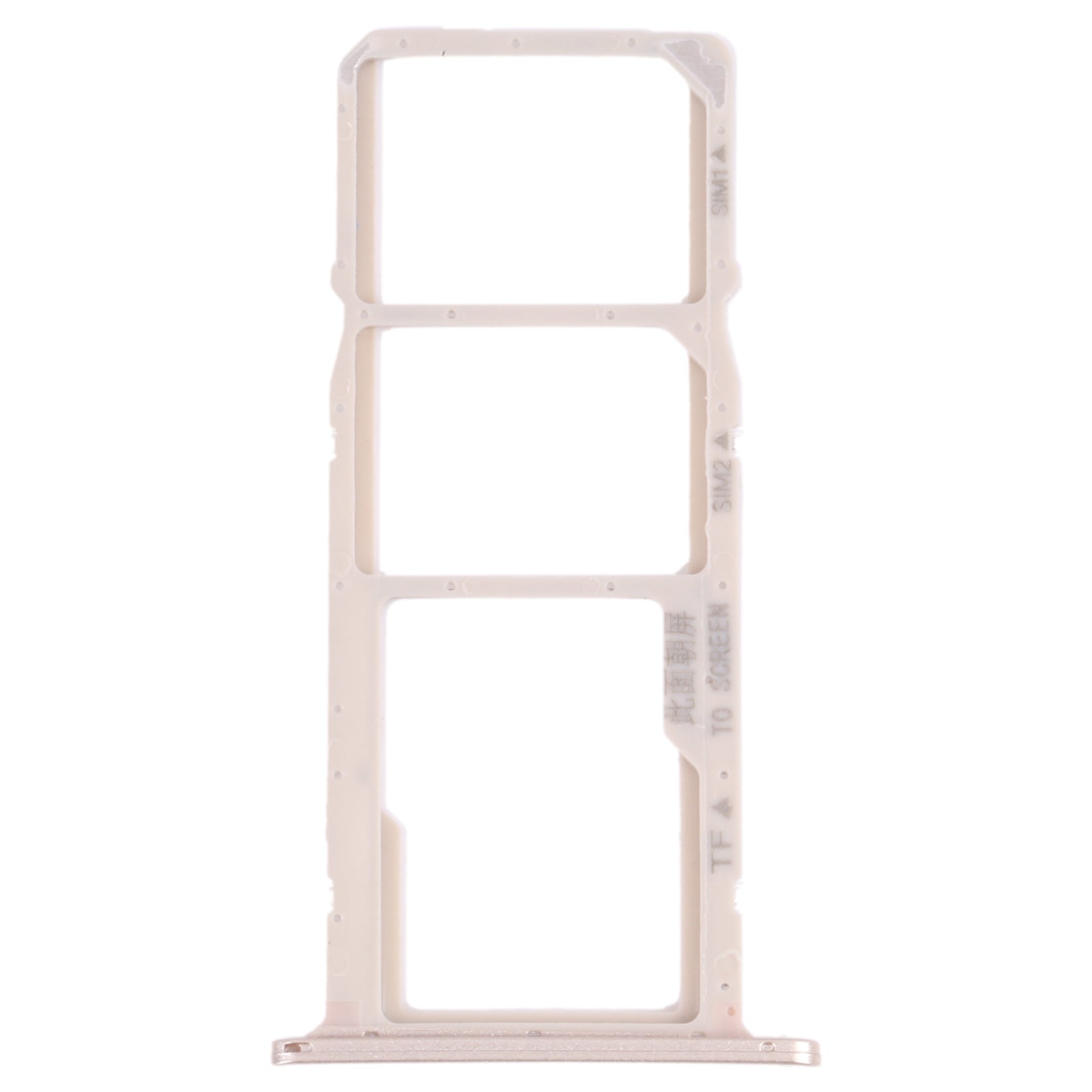 SIM Card Tray + SIM Card Tray + Micro SD Card Tray for Huawei Y5 lite (2018) (Silver)