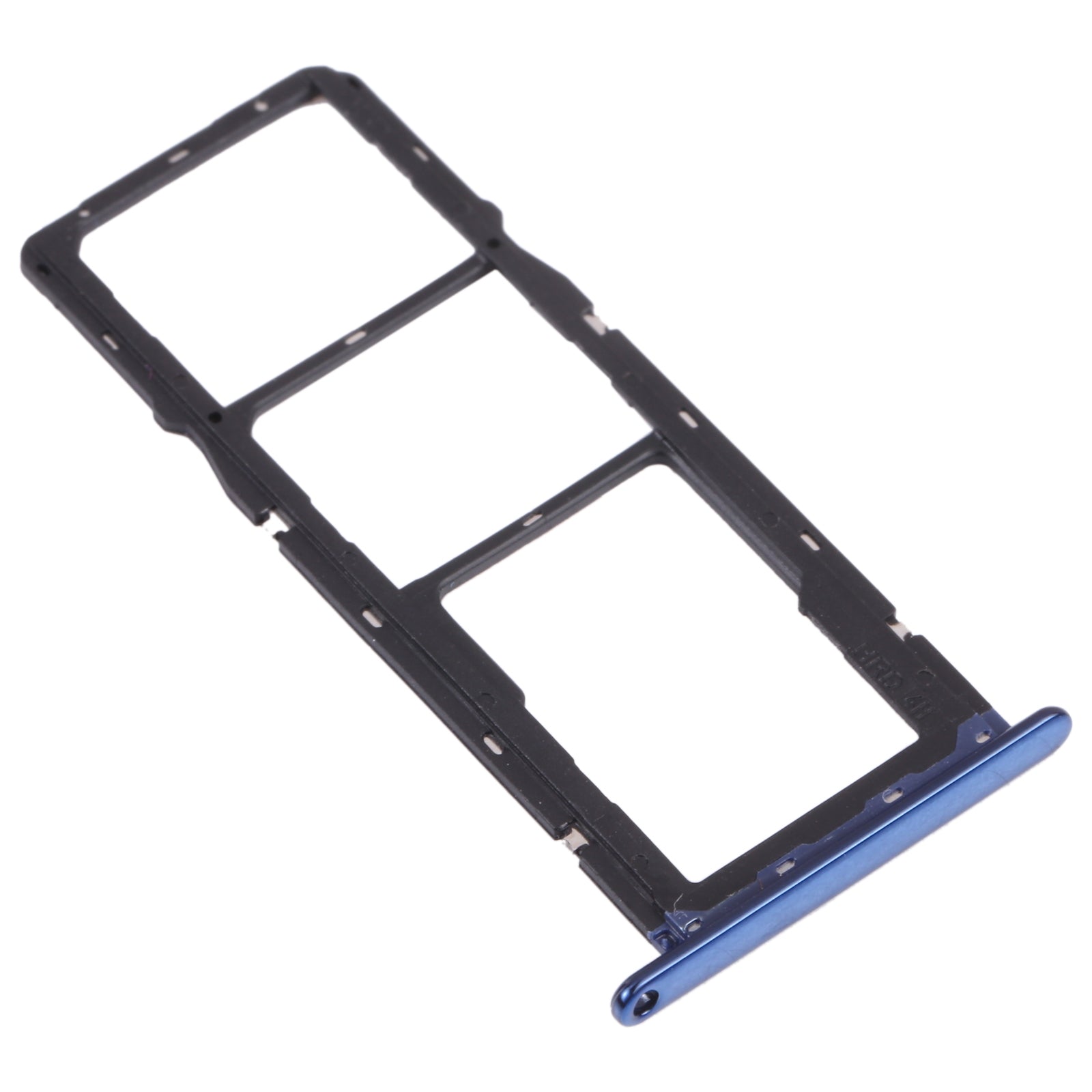 SIM Card Tray + SIM Card Tray + Micro SD Card Tray for Huawei Y6 Prime (2018) (Blue)