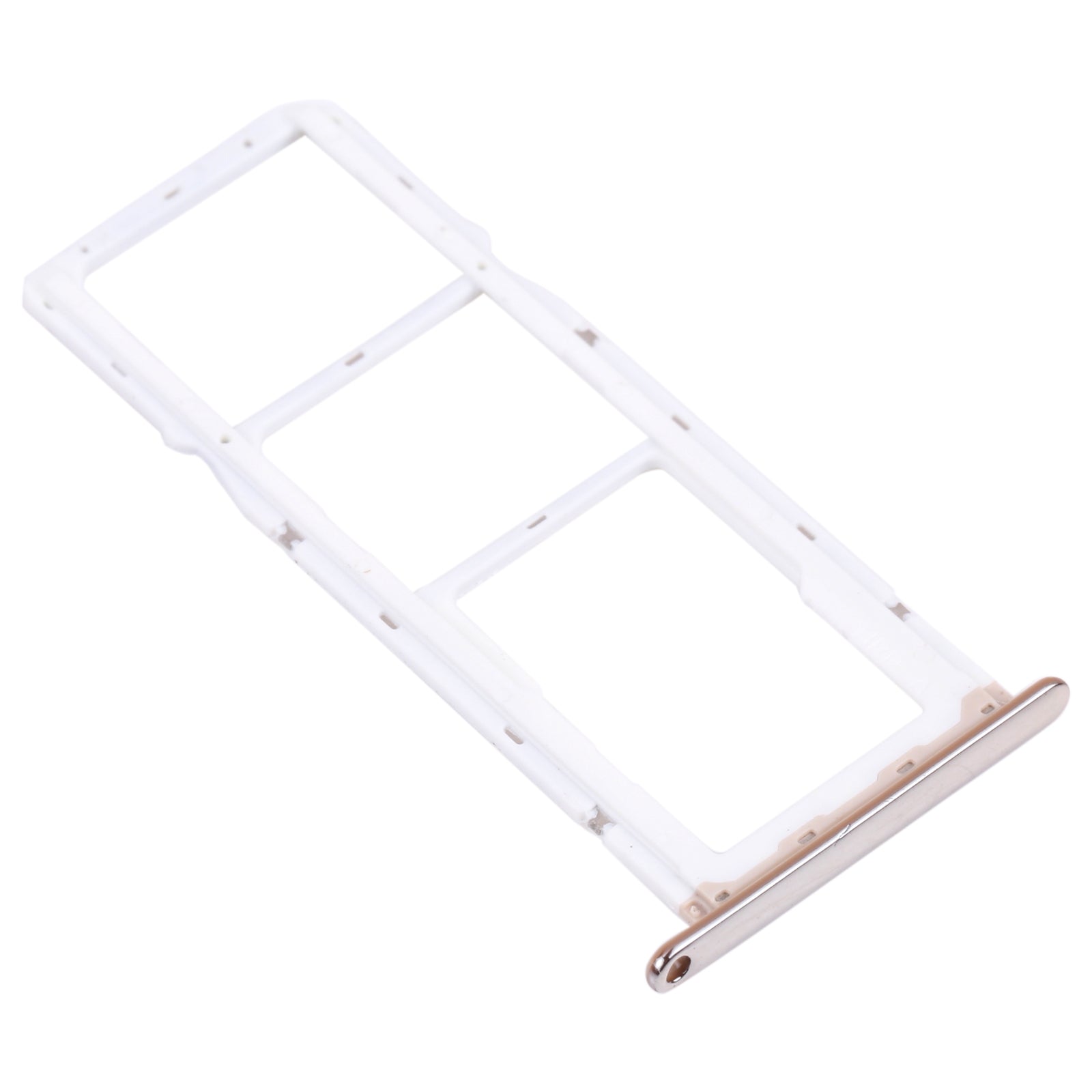 SIM Card Tray + SIM Card Tray + Micro SD Card Tray for Huawei Y6 Prime (2018) (Silver)