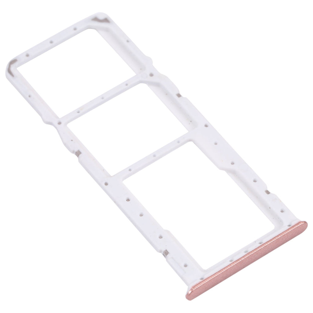 SIM Card Tray + SIM Card Tray + Micro SD Card Tray for Huawei Y9 (2018) (Pink)