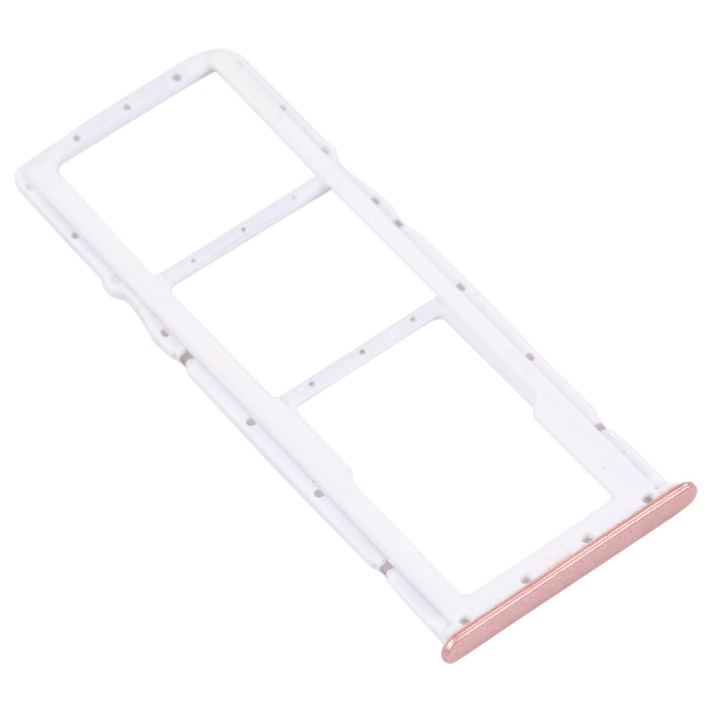 SIM Card Tray + SIM Card Tray + Micro SD Card Tray for Huawei Y9 (2018) (Pink)