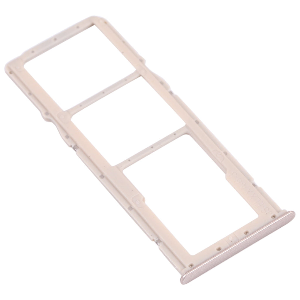 SIM Card Tray + SIM Card Tray + Micro SD Card Tray for Huawei Y9 (2018) (Gold)