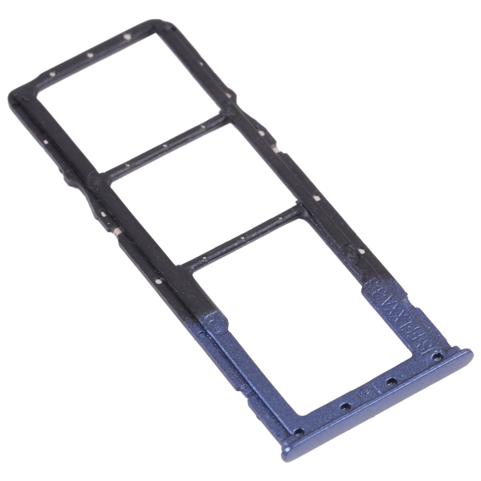 SIM Card Tray + SIM Card Tray + Micro SD Card Tray for Huawei Y9 (2018)(Blue)