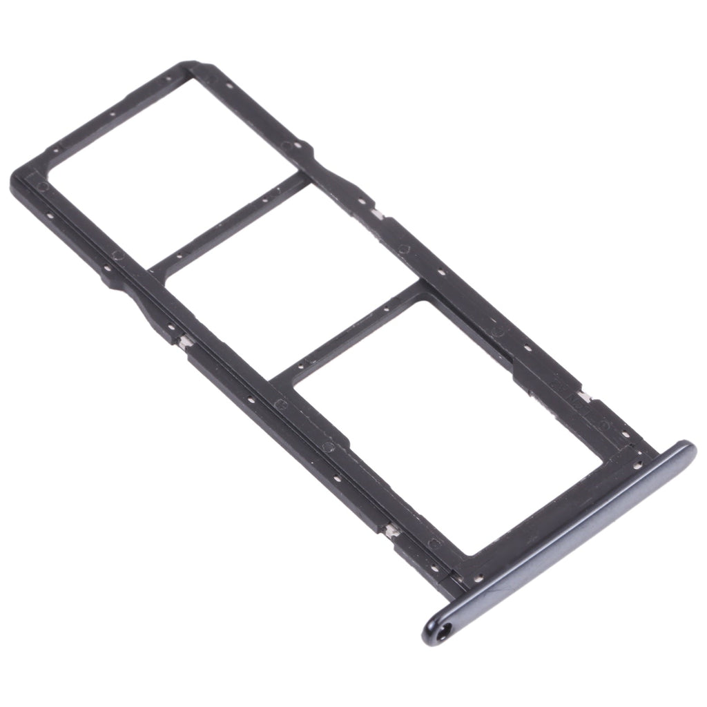 SIM Card Tray + SIM Card Tray + Micro SD Card Tray for Huawei Y6 (2018) (Black)
