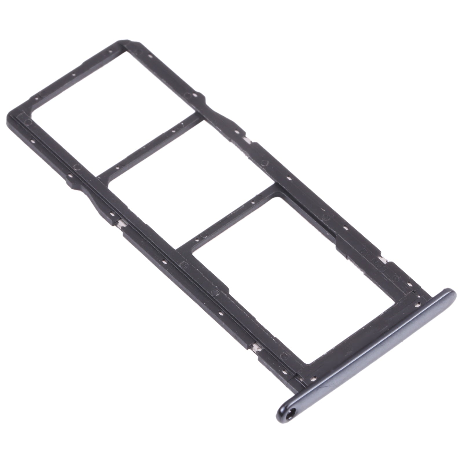 SIM Card Tray + SIM Card Tray + Micro SD Card Tray for Huawei Y6 (2018) (Black)