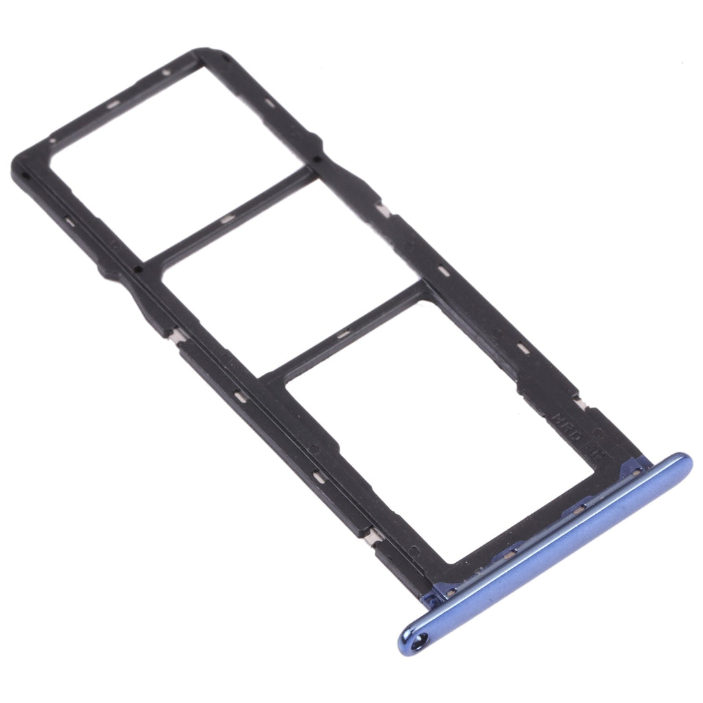 SIM Card Tray + SIM Card Tray + Micro SD Card Tray for Huawei Y6 (2018) (Blue)