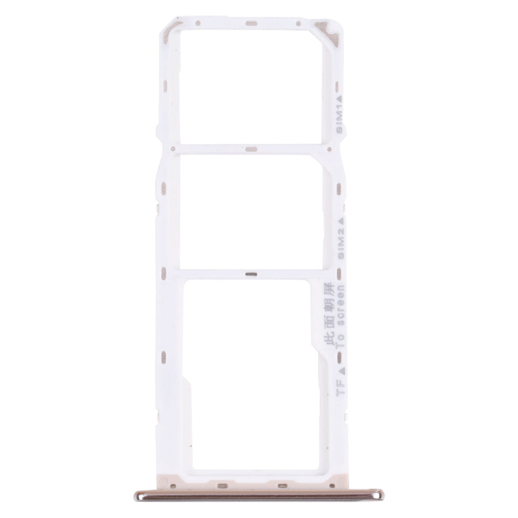 SIM Card Tray + SIM Card Tray + Micro SD Card Tray for Huawei Y6 (2018) (Silver)