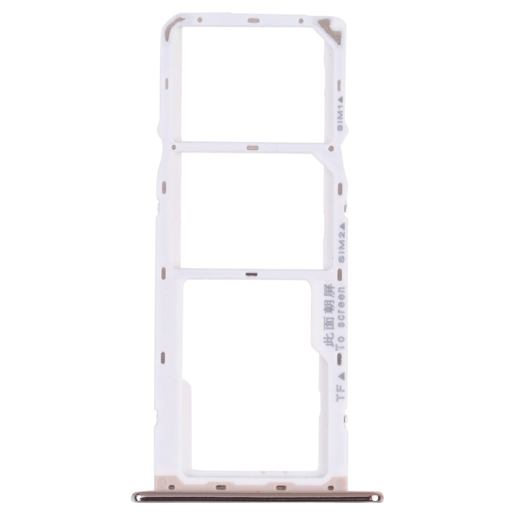 SIM Card Tray + SIM Card Tray + Micro SD Card Tray for Huawei Enjoy 8e (Silver)