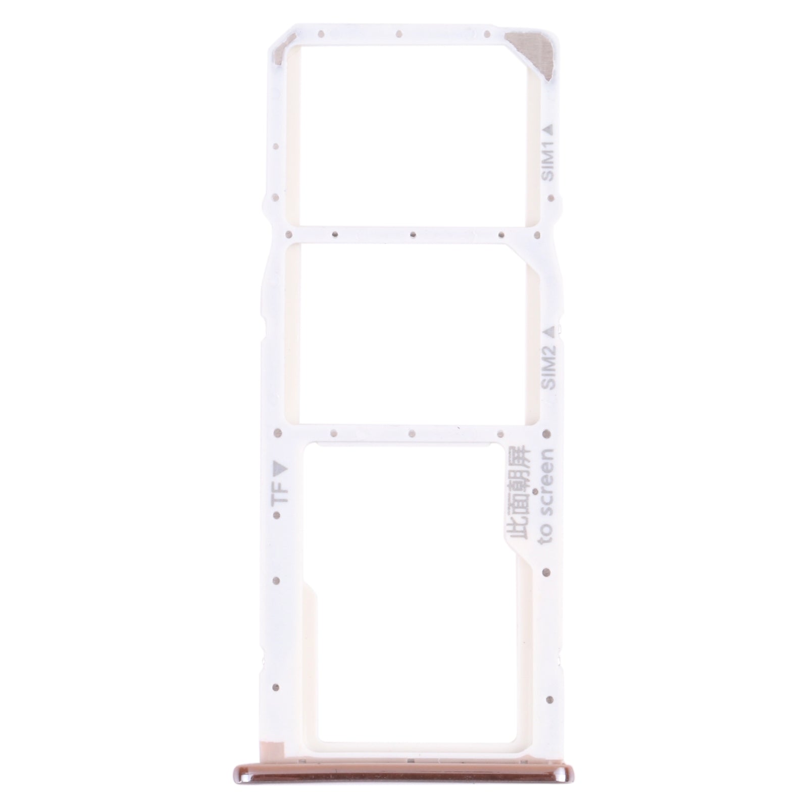 SIM Card Tray + SIM Card Tray + Micro SD Card Tray for Huawei Nova 2 Lite / Y7 Prime (2018) (Silver)